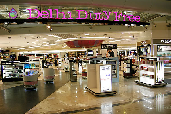 Duty Free Shops at Delhi Airport Terminal 3 Arrivals