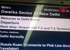 Delhi Airport Metro Station, Terminal 2 to Terminal 3 in Delhi, go from T1 to T2 in Delhi, Shuttle Service at T3 Airport