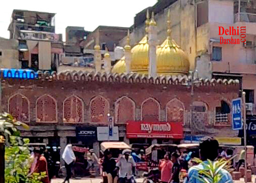 Delhi Darshan Agra Sightseeing Bus Car Cab tour hire rental from Shahi Sunehri Masjid